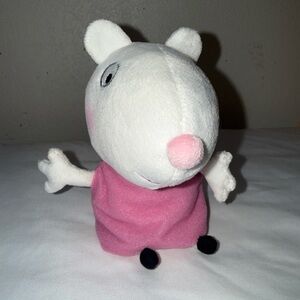Peppa Pig 8” Bean Bag Plush Suzy Sheep Hasbro Newest Release Hard To Find RARE